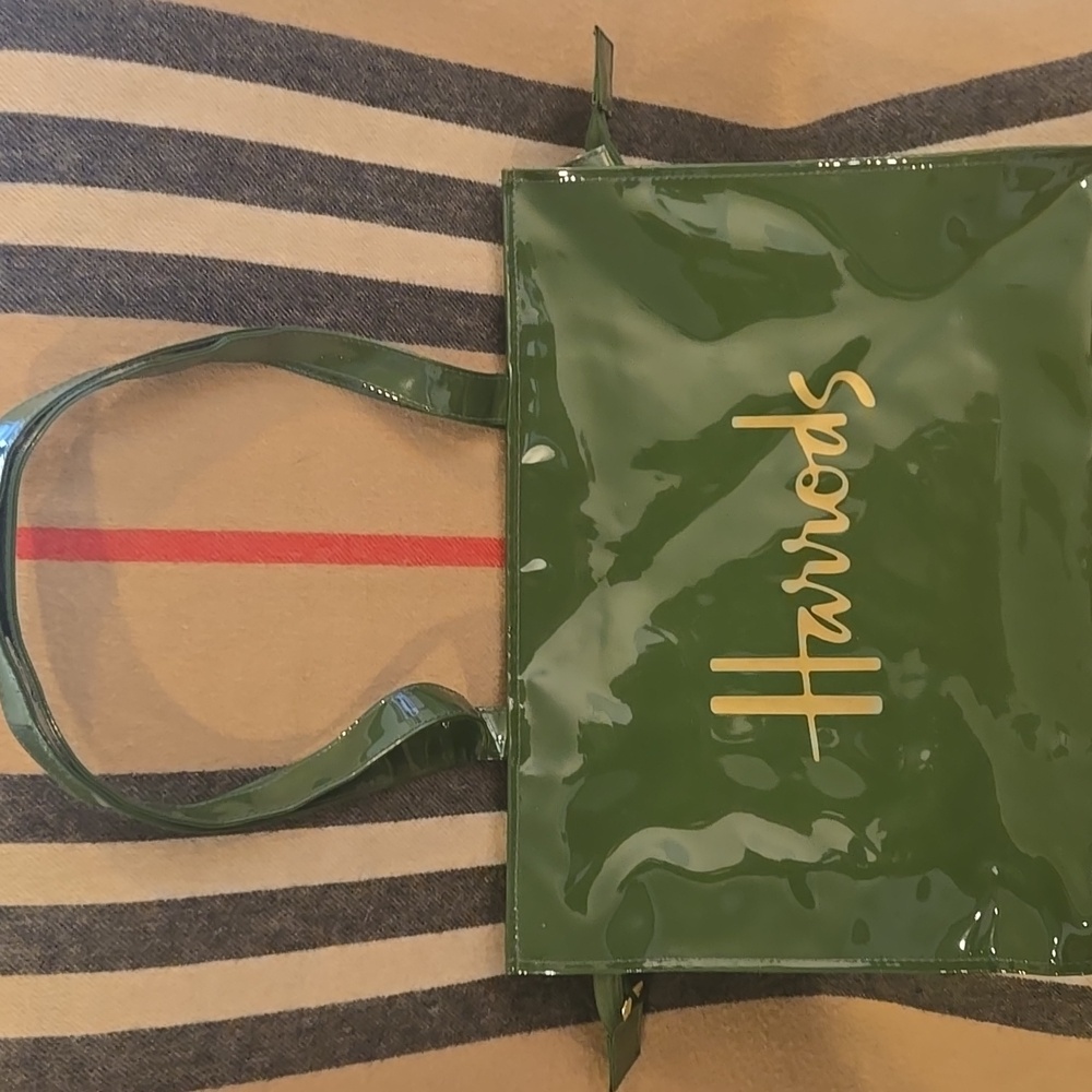 Harrods Shopping Bag NWOT - Picture 2 of 7